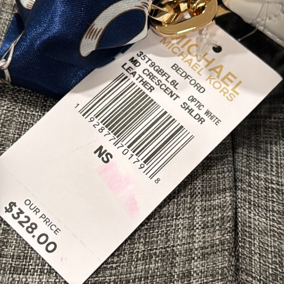 Michael Kors Bag Brooke White Hobo NWT - Picture 14 of 17